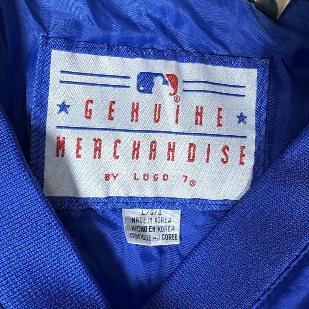 MLB Chicago Cubs Genuine Merchandise Pullover Windbreaker Blue Size Large - Picture 3 of 7